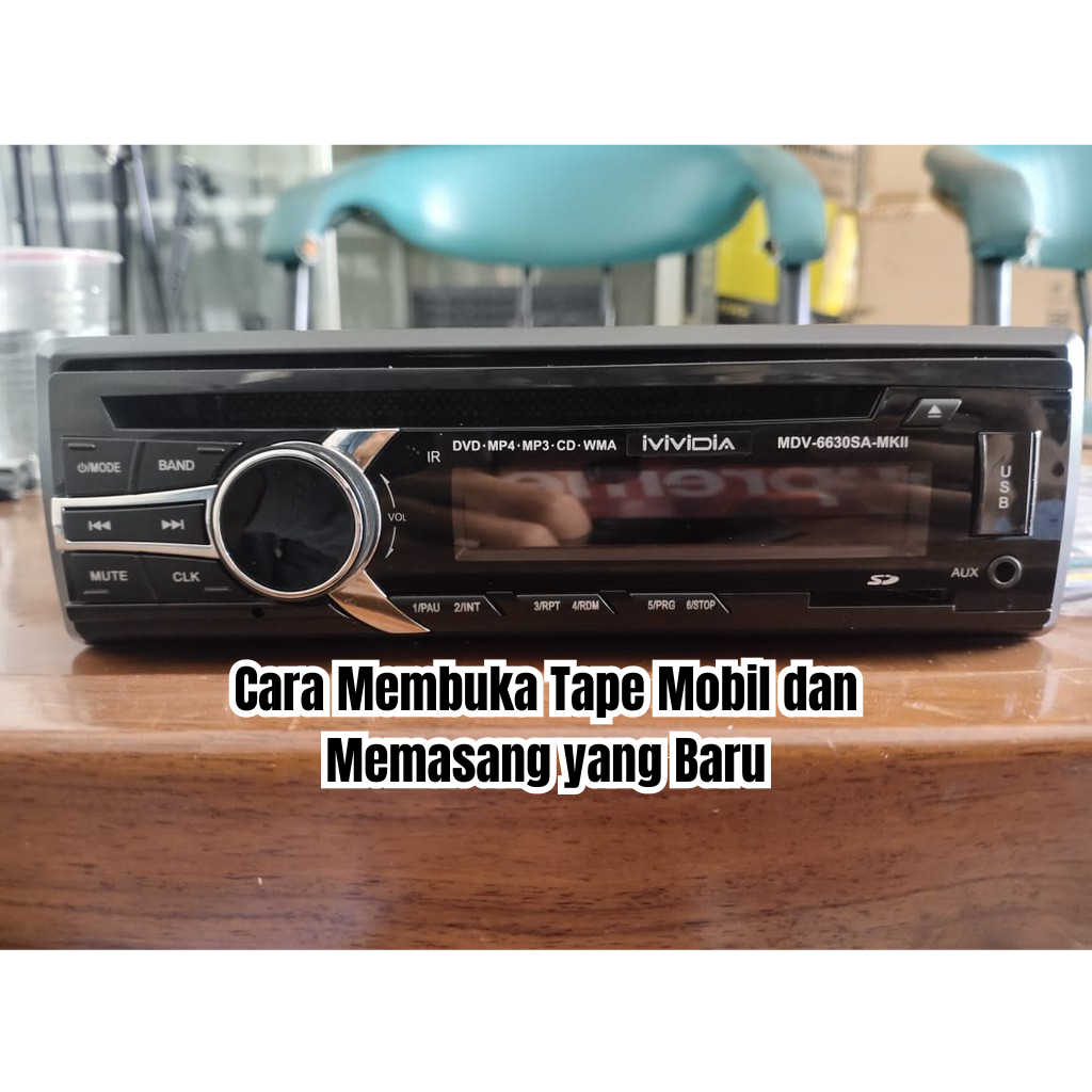 cara membuka tape mobil